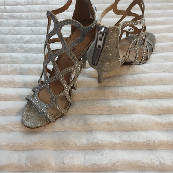 Zigi Soho Shoes - Zigi Soho Silver Strappy Heels